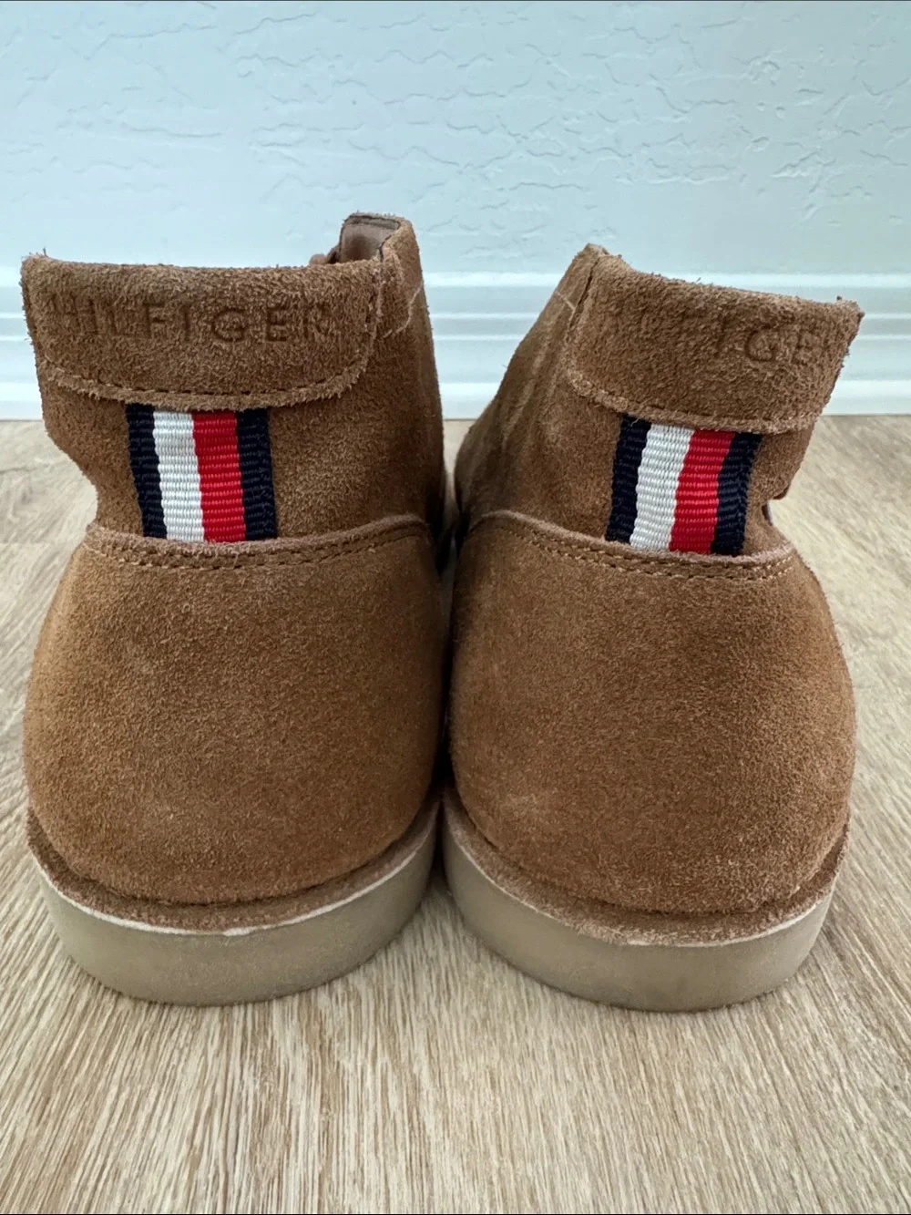 Tommy Hilfiger Brown Suede Chukka Boots